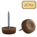 ナイロンGlideフラット – 3 / 4 Dia。 – ブラウン Box of 25 ブラウン LCG-NYGLIFLT-.75-BRN-25