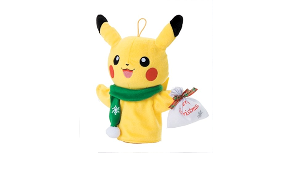 Amazon なかよしパペット ピカチュウ クリスマス ぬいぐるみ おもちゃ
