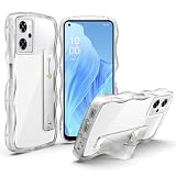 OPPO Reno9 A /Reno7 A ケース クリア スタンド機能 OPG04 スマホケース 耐衝撃 カバー 透明 軽量 薄型 おしゃれ 人気 ストラップホール (クリア 透明)