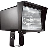 RAB Lighting FZS400QT Floodzilla Floodlight with Trunnion Mounting Bracket, ED18 Type, Aluminum, 400