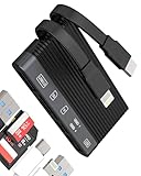 USB C & Lightning to SD/USB 3.0 2.0カードリーダー（6in2）対応iPhone16 15 14 13 Pro Max用 Type-C充電ケーブル Micro SD TF Apple 対応iPad 対応Samsung カメラ Android対応