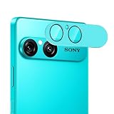 ZXZone カメラフィルム for Xperia 10 VII 用 アルミ合金製＋AR高透過率強化ガラス エクスペリア 10 VII レンズ保護 カメラカバー レンズ保護 フィルム 防爆裂 ・耐衝撃・スクラッチ防止・露出オーバー防止・ケースに干涉なし（1枚） (グリーン)