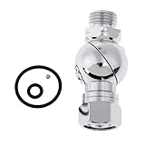 F Fityle 第2段階スキューバ　ダイビング　レギュレータアダプタ用　360度　スイベル　ホース　アダプタ　耐久性 互換性