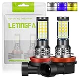 h11 led フォグランプ 3色切り替え h16 led フォグランプ 高輝度 3030チップ ホワイト/イエロー/ブルー 3色切替 h8 led フォグ 車検対応 h8/h11/h16 一体型 12-24V車用 無極性 瞬間起動 取付簡単 車用LEDバルブ 2個セット (ホワイト + イエロー + ブルー)