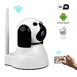 ワイヤレスカメラ 赤外線ナイトビューモーション検知 監視カメラ 100万画素 双方向音声 夜間監視カメラ 動体検知警報機能 防犯カメラ ワイヤレス 自宅室内部屋 マイク内蔵通信可能