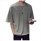 SHEYA メンズ 長袖/半袖 ポロシャツ シャツ カジュアル ファッション スポーツ 夏 春 無地 綿 ボタン 部屋着