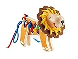 Hape Wooden Lion Toddler Lacing Toy [並行輸入品]