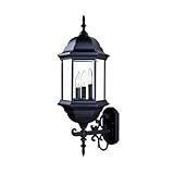 Acclaim 5180BK Madison Collection 3-Light Wall Mount Outdoor Light Fixture, Matte Black [並行輸入品]