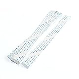 uxcell 柔軟フラットケーブル　データケーブル　10本入 28ピン　ホワイト　Aタイプ