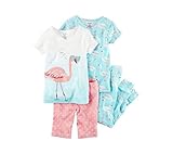 Carter 's女の子用フラミンゴパジャマセット カラー: ピンク
