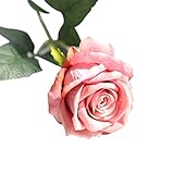 MIOIM バラ 造花 ローズバンチ インテリアrose お祝い 結婚式ブケ インテリア プレゼント2pcs 多色 (レッド＃2)