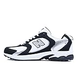 [ニューバランス] ゴルフシューズ 530 v1 紐 ひも スパイクレス コートスタイル メンズ レディース D(WHITE/BLACK) 25.5 cm D