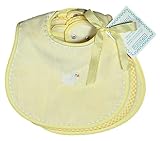 Raindrops Solid Pastel Teething Bib Set, Yellow by Raindrops