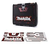 ラップグレード (WRAPGRADE) マキタ TD173用 ケースアクセントカラーステッカー (スラッシュロックマグマ)