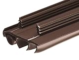 Frost King UDS36 1-3/4" x 36" Frost King UDS36 Snap-In Vinyl Door Bottoms for Metal Doors, Brown [並行