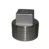 LASCO 32 – 2987 1 / 2インチオスパイプねじタイプ304ステンレススチールスクエアヘッドプラグ
