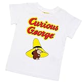 おさるのジョージ 半袖Tシャツ ベビー キッズ Curious George 子供用 fo-sn3257-9026 80cm オフ白