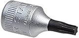 Stahlwille 44KTX-T20 Steel Torx Stubby Screwdriver Socket, 1/4' Drive, 6 Points, 3.9mm Diameter, 28m