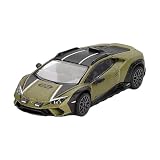 MINI GT 1/64 ランボルギーニ ウラカン ステラート Verde Gea Matt (マットグリーン) 左ハンドル 完成品