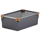 伸和 FLEXX 収納ケース フレックスプレミアムメディアトレー ナチュラルブラック