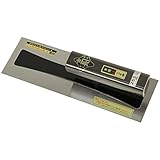 金長 シゴキ鏝 本焼 0.3mm厚 黒塗角柄 255mm
