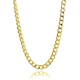 [SEIYA INTERNATIONAL] ネックレス メンズ アクセサリー チェーンネックレス チェーン 喜平ネックレス ステンレス (ゴールド 幅：8mm、長さ：50cm)