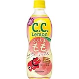 【販路限定品】サントリー C.C.レモン ふくしまももミックス 500ml×24本