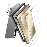 Besecou ガラスフィルム Galaxy S24 用 保護フィルム 2枚 + カメラフィルム 2枚 旭硝子素材製 ガイド枠付き 【指紋認