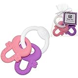 Baby Diva Sensory Teething Ring and Keys - Chewy (Pink) by Baby Diva