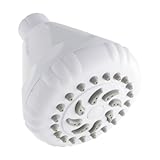 LDR 520 1115WT 1 Function Showerhead, White by LDR Industries