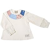 【綿100％】2017年 春物 UZULAND ウズランド パッチワークヨーク切替 長袖Ｔシャツ アイボリー◇95cm