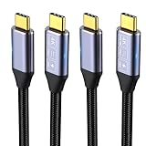 HOTUTUKI 13フィート エクストラロング c 充電ケーブル 急速充電 4mコード USB - USB cケーブル ロング 10Gbps/100W/USB C 3.1 Gen 2ケーブル、4K@60Hzビデオおよびオーディオ出力コード、20V/5A usbc - usbcモニターケーブル。