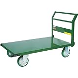 トラスコ中山 TRUSCO 鋼鉄製運搬車 1トン 1200X750 緑