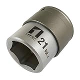イチネン ミツトモ QCソケット シングル ショートタイプ 21mm 6角 IM-4W21S-6K