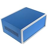 uxcell　ブルー　電子部品　接合箱　密封ケース　DIY 228 x 187 x 95mm
