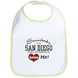 CafePress - Somebody In San Diego Loves Me - Bib by CafePress