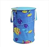 Ao blare Home Essentials Collapsible hamper Storage Bag Convenient Storage Bin For Bedroom, Closet, 