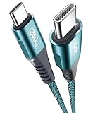 240W タイプc ケーブル 3M, sweguard PD3.1 超急速充電 USB Type C ケーブル 高耐久ナイロン 充電器 USB Cけーぶる iPhone 15 16 Pro Max Plus,MacBook Pro、iPad mini/Pro、Matebook、Sony Xperia、Samsung Galaxy S24 S23 S22 S21等Type C機種対応(グリーン)