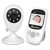 CYCLETRACK ベビーモニター ベビーカメラ 見守り 遠隔監視カメラ 双方向音声通話 子守唄 暗視撮影 防犯り ボイスセンサー搭載 介護 赤ちゃん 出産祝い HD高画質 日本語説明付き (2.4