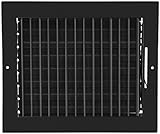 10"w X 8"h ADJUSTABLE AIR SUPPLY DIFFUSER - HVAC Vent Duct Cover Sidewall or Cieling - Grille Regist
