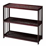 『ラバーウッド』ピッタリラック（３段）／２種類