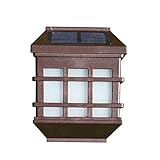 Zehui装飾ソーラーライトライトセンサー付きの屋外階段壁ガーデンフェンスSolar Powered LED壁ランプ mhy-0721-jj812