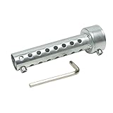 バイクマフラー 消音器 バッフル インナー サイレンサー 取付部直径 35/42/45/48/60mm (ロング/45mm 1本) 六角レンチ付き