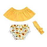 Yamally_9R_Baby Girl Clothes Set SKIRT ベビー・ガールズ US サイズ: 6M カラー: イエロー