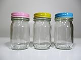 【 翔美苑 】苔 テラリウム用 瓶 ボトル ３本セット (蓋３色)