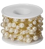 26 ft. Beaded Wire-ivory/gold by OASIS Floral Products