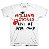 Hyde Park Script White T-shirt (Tシャツ) (Size: XL) UIZZ-11777