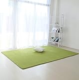 ラグ カーペット ラグマット 絨毯 マイクロファイバー ラグ 洗える ウォッシャブル 160*80cm ホットカーペット対応 フロアマット チェアマット モダンラグ 200X140cm ブラウン グリーン 極厚 ラ 防ダニ 撥水 滑り止め付 防音 遮音 フランネル