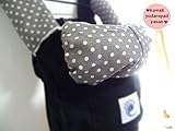 ベビーキャリア用*フードカバー＆よだれパッドセット*グレードット