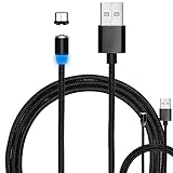Goods Land 【 3点 セット 】 最大 2.4A マグネット USB 充電ケーブル 急速充電 スマホ スマートフォン 充電 ケーブル コード 【 1m + 2m + Type-C 】 GD-MCBL-3SET-C12-TYPC